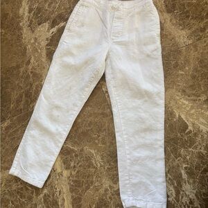 Janie and Jack Boy’s White Chinos